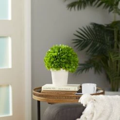 Top 10 ❤️ 10" Boxwood Topiary in Decorative Planter by Ivory and Iris 👏 -Cheap Ivory and Iris Store D302792S 6