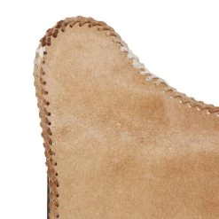 Flash Sale ⭐ 36" Brown Cow Hide Leather & Iron Rustic Accent Chair by Ivory and Iris 🤩 16 Flash Sale ⭐ 36" Brown Cow Hide Leather & Iron Rustic Accent Chair by Ivory and Iris 🤩 -Cheap Ivory and Iris Store D304059S 8