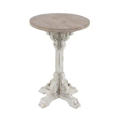 Buy π₯ 23" Gray Chinese Fir Farmhouse Accent Table by Ivory and Iris π€©