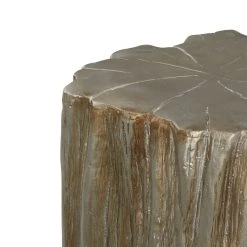 Coupon 😀 19" Gold Fiberglass Eclectic Footstool by Ivory and Iris 🌟 -Cheap Ivory and Iris Store D305024S 5