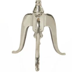 Top 10 🎉 22" Silver Aluminum Traditional Accent Table by Ivory and Iris ⌛ -Cheap Ivory and Iris Store D305054S 3