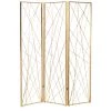 Budget 👏 Gold Metal Glam Room Divider Screen by Ivory and Iris 🤩