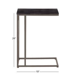 Brand new π 26" Gray Iron & Wood Contemporary Accent Table by Ivory and Iris βοΈ 10 Brand new π 26" Gray Iron & Wood Contemporary Accent Table by Ivory and Iris βοΈ -Cheap Ivory and Iris Store D305121S 11
