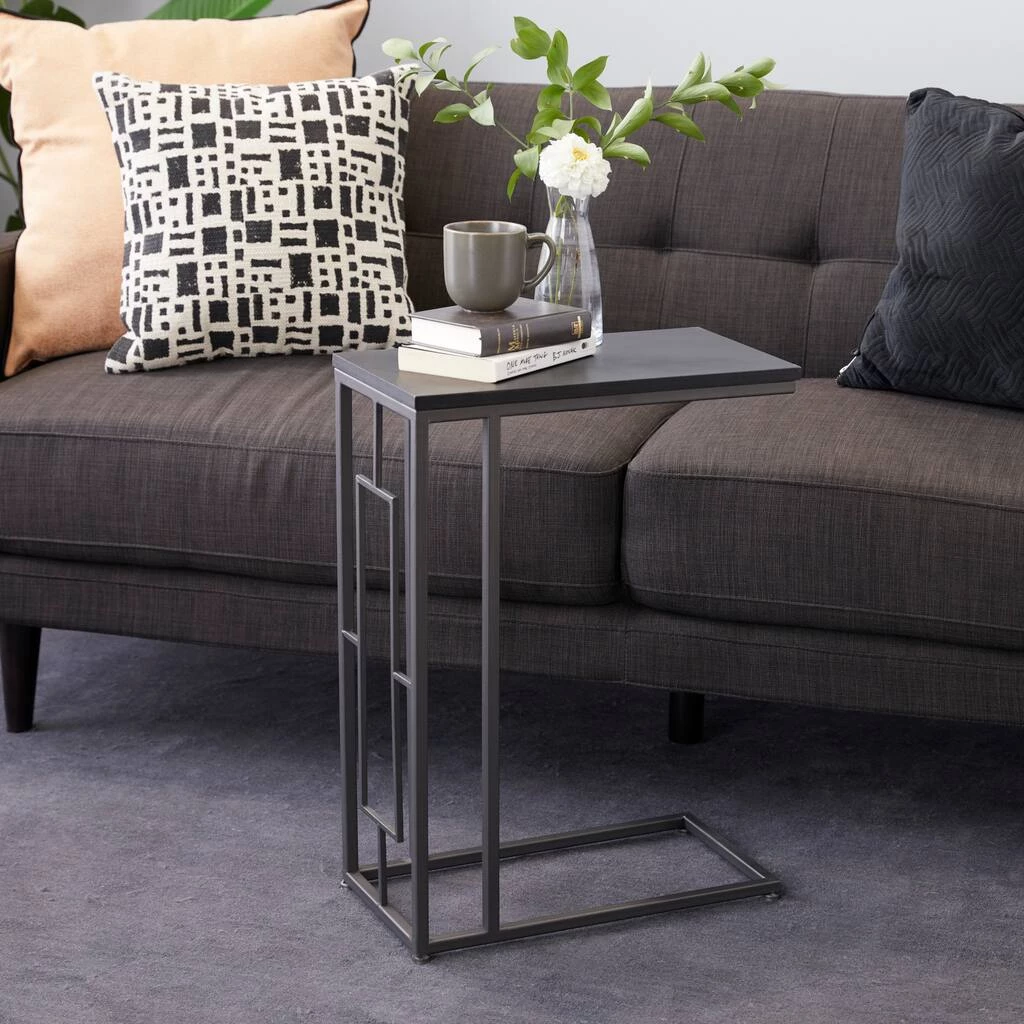 Brand new π 26" Gray Iron & Wood Contemporary Accent Table by Ivory and Iris βοΈ 3 Brand new π 26" Gray Iron & Wood Contemporary Accent Table by Ivory and Iris βοΈ - Image 3