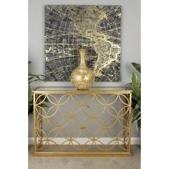 Best deal π 47" Gold Traditional Metal Console Table by Ivory and Iris π― 7 Best deal π 47" Gold Traditional Metal Console Table by Ivory and Iris π― -Cheap Ivory and Iris Store D305126S 7