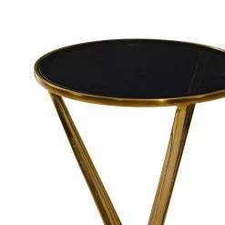 Coupon π 2ft. Gold & Black Modern Aluminum Accent Table by Ivory and Iris β 7 Coupon π 2ft. Gold & Black Modern Aluminum Accent Table by Ivory and Iris β -Cheap Ivory and Iris Store D305172S 4
