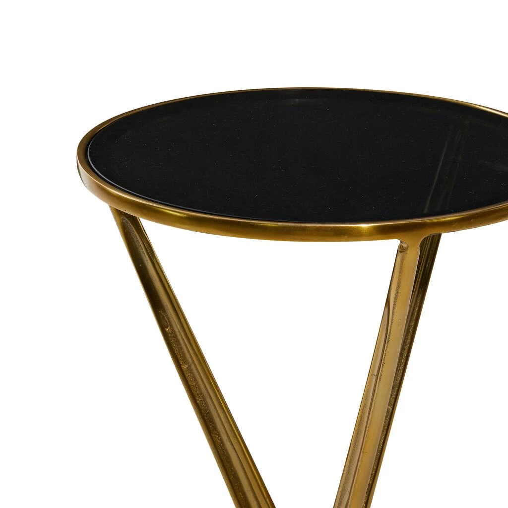 Coupon π 2ft. Gold & Black Modern Aluminum Accent Table by Ivory and Iris β 3 Coupon π 2ft. Gold & Black Modern Aluminum Accent Table by Ivory and Iris β - Image 3