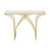 Hot Sale 🔥 3.5ft. Gold Metal Modern Console Table by Ivory and Iris 👍
