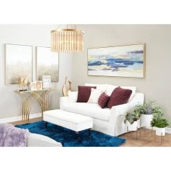 Hot Sale 🔥 3.5ft. Gold Metal Modern Console Table by Ivory and Iris 👍 -Cheap Ivory and Iris Store D305180S 6