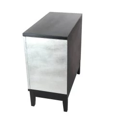 Best Sale π Contemporary Rectangular Silver Wooden Corrugated Cabinet by Ivory and Iris π 12 Best Sale π Contemporary Rectangular Silver Wooden Corrugated Cabinet by Ivory and Iris π -Cheap Ivory and Iris Store D305189S 3