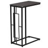 Buy 🌟 2ft. Black Iron & Wood Contemporary Accent Table by Ivory and Iris 😍