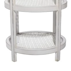 Wholesale 🛒 28" White Farmhouse Wood Accent Table by Ivory and Iris ✨ -Cheap Ivory and Iris Store D305219S 4