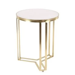 Buy π 23" Gold Iron Contemporary Accent Table by Ivory and Iris π₯° 9 Buy π 23" Gold Iron Contemporary Accent Table by Ivory and Iris π₯° -Cheap Ivory and Iris Store D305230S 3
