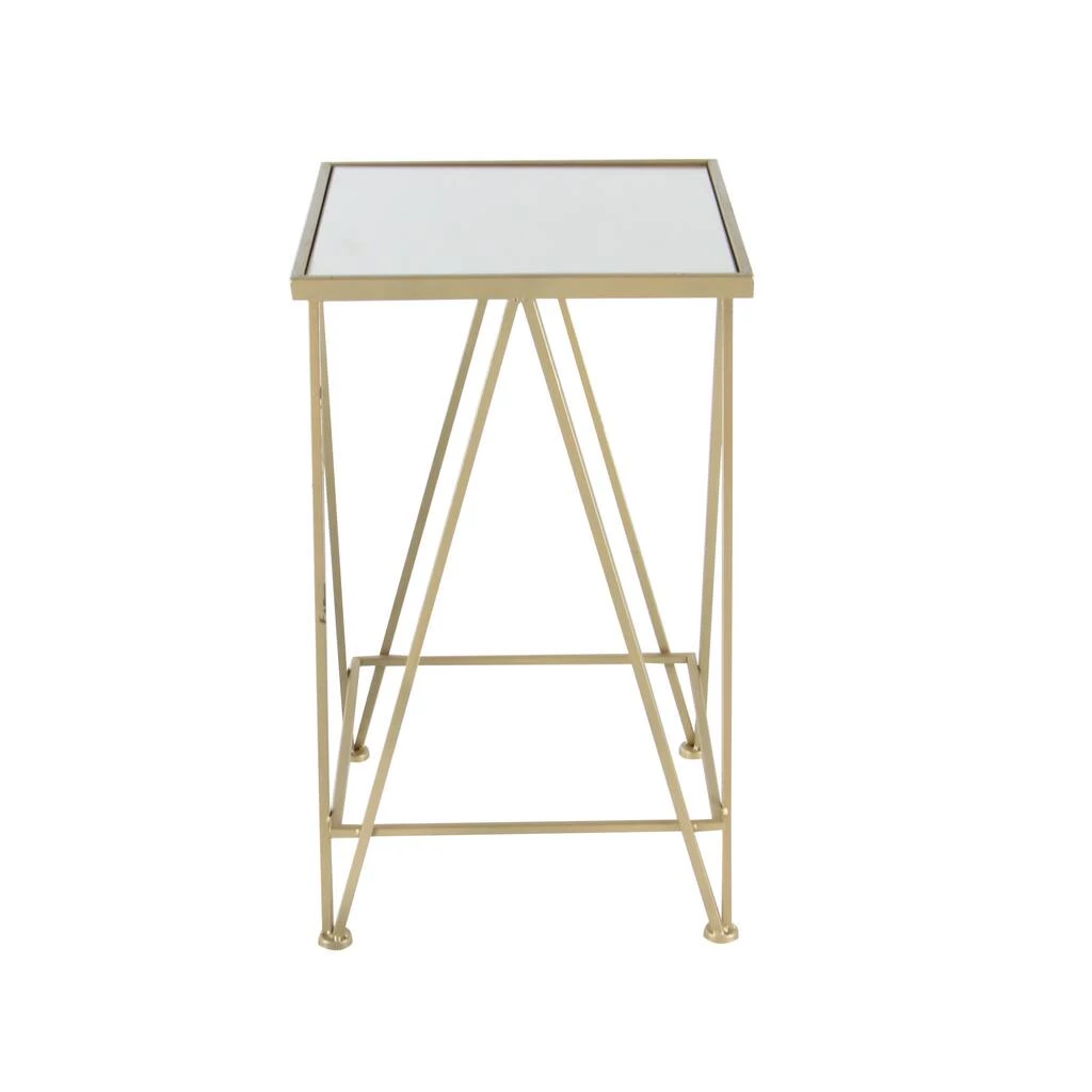 Flash Sale βοΈ Gold Metal Contemporary Accent Table Set by Ivory and Iris π 3 Flash Sale βοΈ Gold Metal Contemporary Accent Table Set by Ivory and Iris π - Image 3