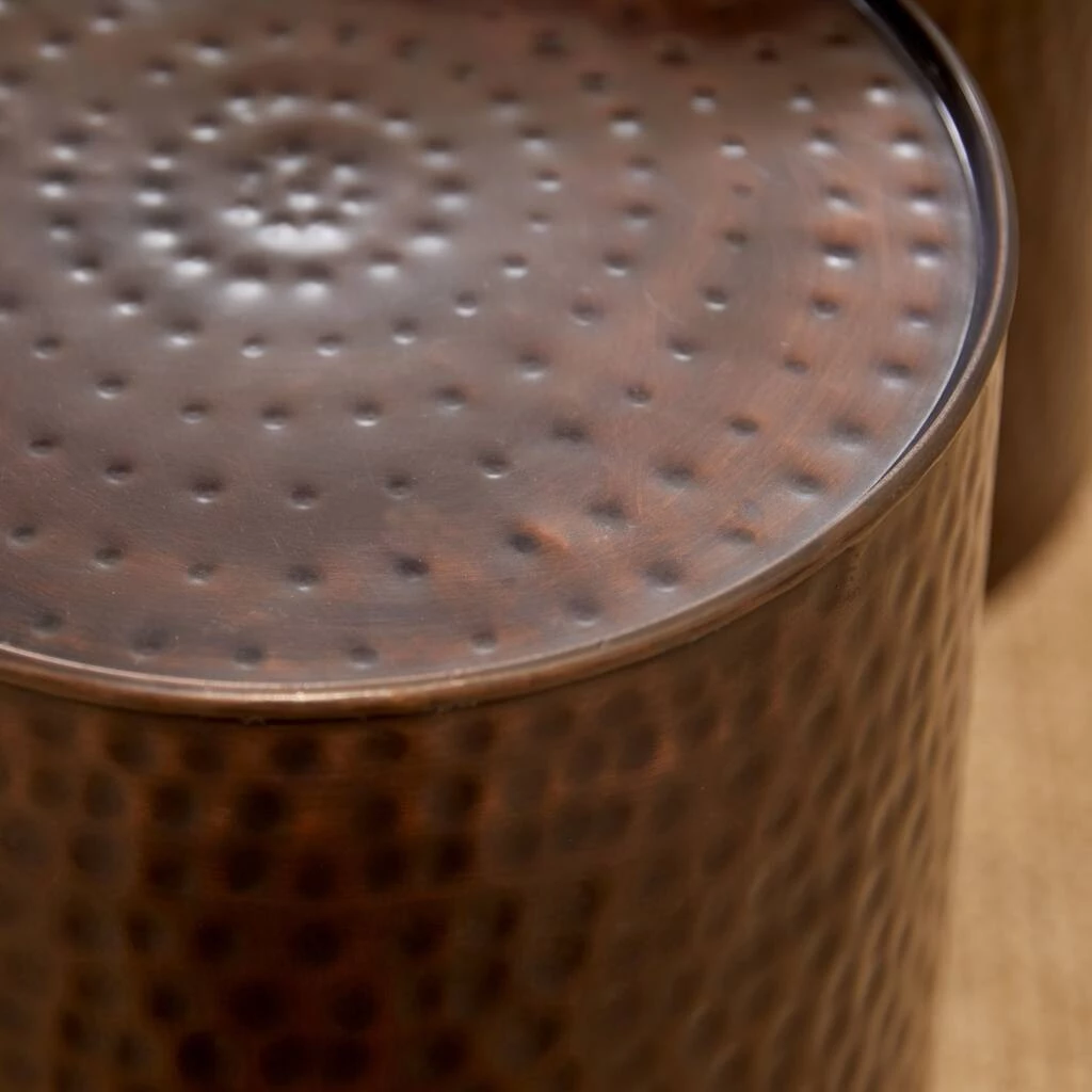 Discount π Brown Metal Industrial Accent Table Set by Ivory and Iris π₯ 9 Discount π Brown Metal Industrial Accent Table Set by Ivory and Iris π₯ - Image 9