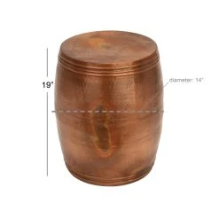 Best Pirce π₯° 19'' Copper Aluminum Vintage Accent Table by Ivory and Iris π 9 Best Pirce π₯° 19'' Copper Aluminum Vintage Accent Table by Ivory and Iris π -Cheap Ivory and Iris Store D305275S 5