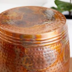 Best Pirce π₯° 19'' Copper Aluminum Vintage Accent Table by Ivory and Iris π 11 Best Pirce π₯° 19'' Copper Aluminum Vintage Accent Table by Ivory and Iris π -Cheap Ivory and Iris Store D305275S 7