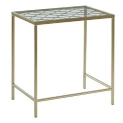 Hot Sale 💯 Gold Metal Contemporary Accent Table Set, 3ct. by Ivory and Iris 🌟 -Cheap Ivory and Iris Store D305287S 5