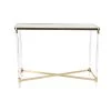 Flash Sale ⌛ 3.5ft. Clear Contemporary Acrylic Console Table by Ivory and Iris 🥰