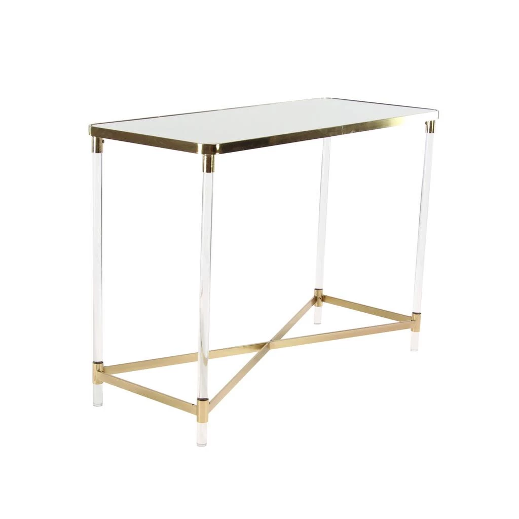 Flash Sale ⌛ 3.5ft. Clear Contemporary Acrylic Console Table by Ivory and Iris 🥰 2 Flash Sale ⌛ 3.5ft. Clear Contemporary Acrylic Console Table by Ivory and Iris 🥰 - Image 2