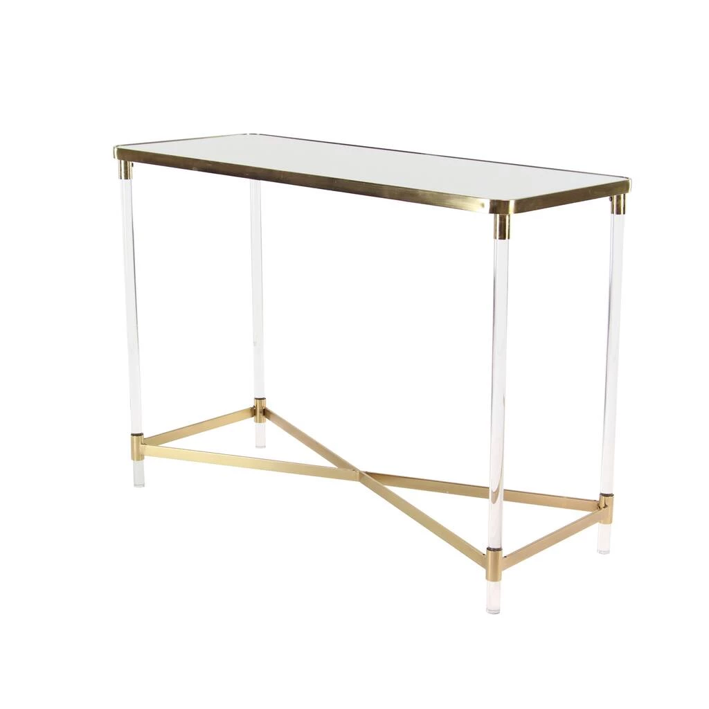 Flash Sale ⌛ 3.5ft. Clear Contemporary Acrylic Console Table by Ivory and Iris 🥰 4 Flash Sale ⌛ 3.5ft. Clear Contemporary Acrylic Console Table by Ivory and Iris 🥰 - Image 4