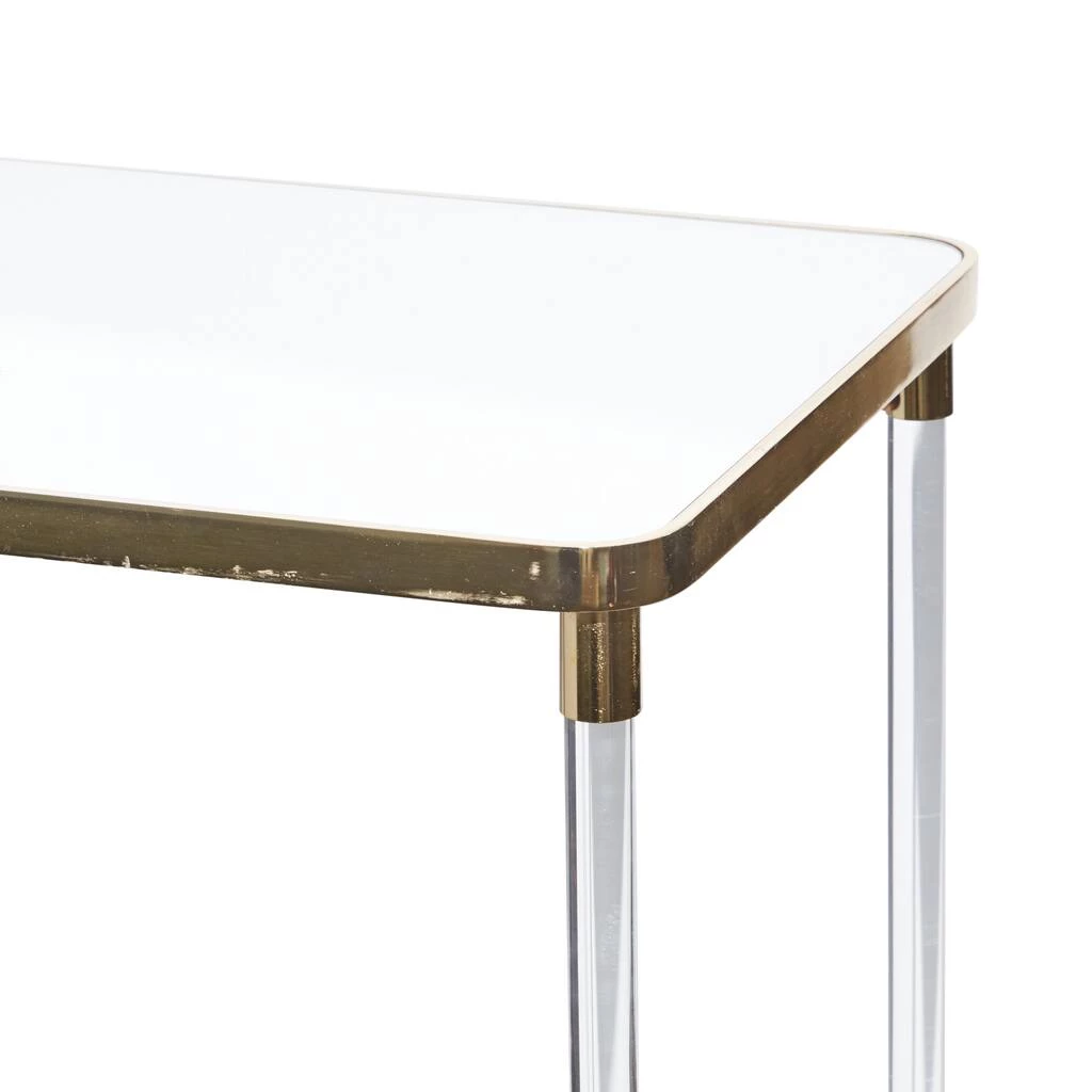 Flash Sale ⌛ 3.5ft. Clear Contemporary Acrylic Console Table by Ivory and Iris 🥰 6 Flash Sale ⌛ 3.5ft. Clear Contemporary Acrylic Console Table by Ivory and Iris 🥰 - Image 6