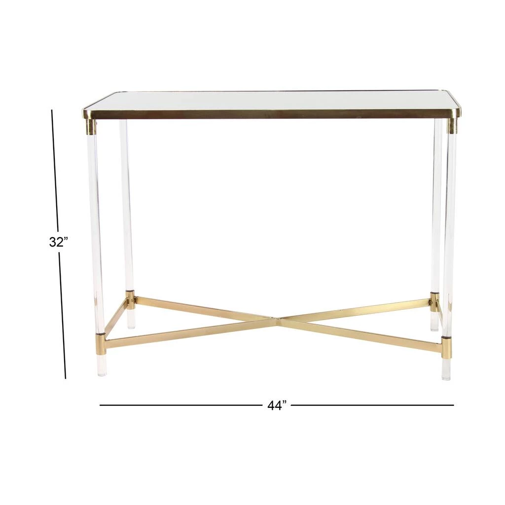 Flash Sale ⌛ 3.5ft. Clear Contemporary Acrylic Console Table by Ivory and Iris 🥰 7 Flash Sale ⌛ 3.5ft. Clear Contemporary Acrylic Console Table by Ivory and Iris 🥰 - Image 7