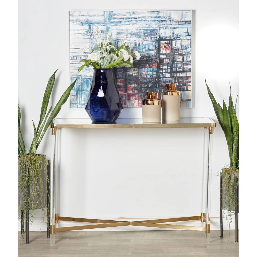 Flash Sale ⌛ 3.5ft. Clear Contemporary Acrylic Console Table by Ivory and Iris 🥰 8 Flash Sale ⌛ 3.5ft. Clear Contemporary Acrylic Console Table by Ivory and Iris 🥰 - Image 8
