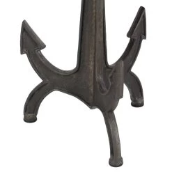 Discount 😀 2ft. Black Iron and Wood Coastal Accent Table by Ivory and Iris 🔔 -Cheap Ivory and Iris Store D305319S 3