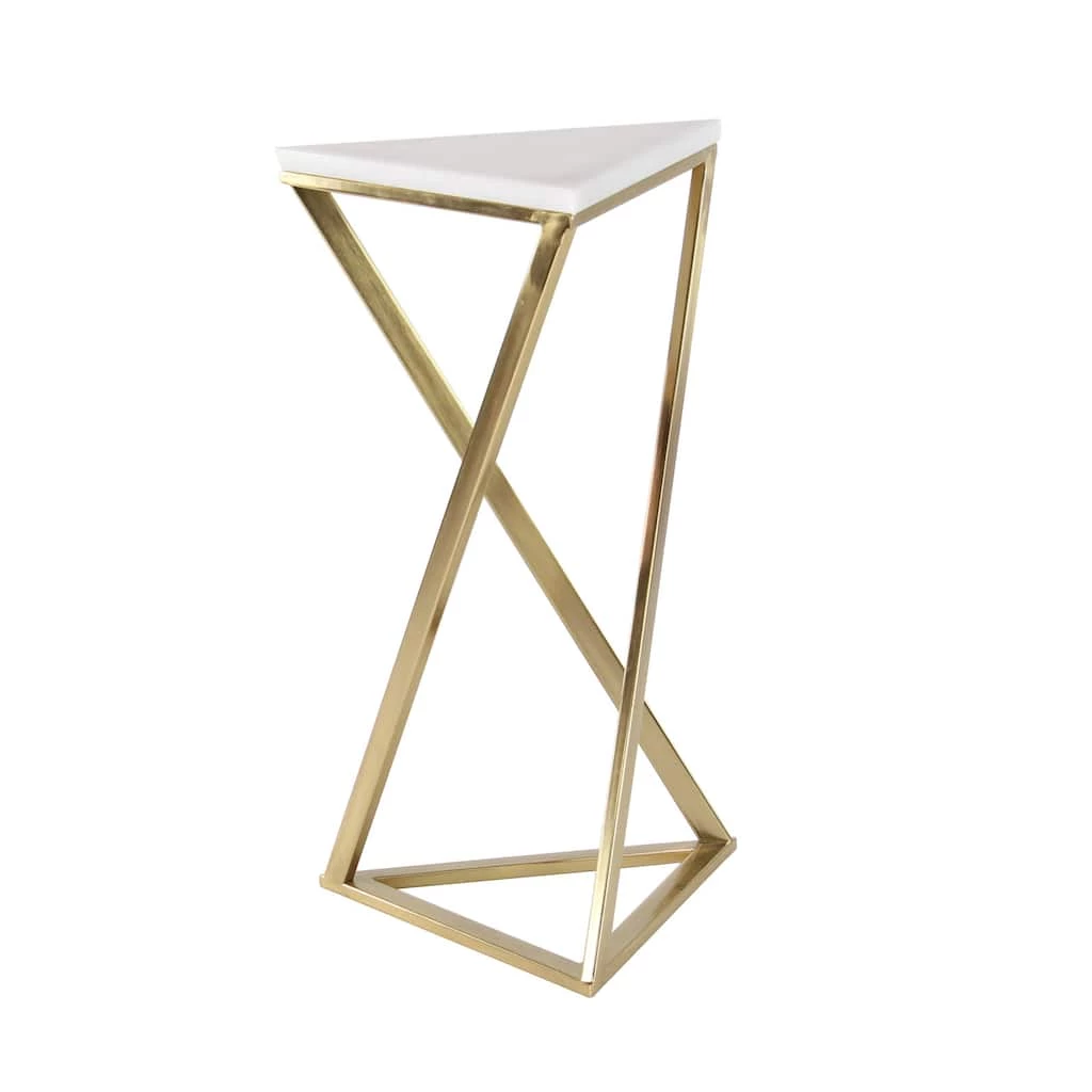 Coupon 🤩 2ft. Gold Marble Contemporary Accent Table, 2ct. by Ivory and Iris 🤩 3 Coupon 🤩 2ft. Gold Marble Contemporary Accent Table, 2ct. by Ivory and Iris 🤩 - Image 3