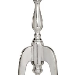 Promo 🥰 22'' Silver Aluminum Traditional Accent Table by Ivory and Iris 👏 -Cheap Ivory and Iris Store D305348S 7