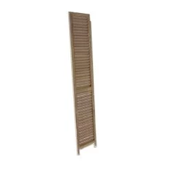 Best Sale 🎉 Cream Wood Farmhouse Room Divider Screen by Ivory and Iris 🤩 -Cheap Ivory and Iris Store D305350S 9
