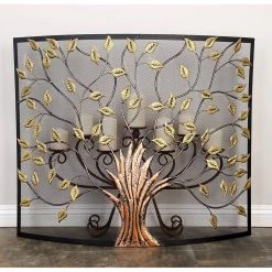 Hot Sale 😉 Metal Farmhouse Fireplace Screen by Ivory and Iris 😀 -Cheap Ivory and Iris Store D305359S 10