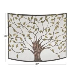 Hot Sale 😉 Metal Farmhouse Fireplace Screen by Ivory and Iris 😀 -Cheap Ivory and Iris Store D305359S 9