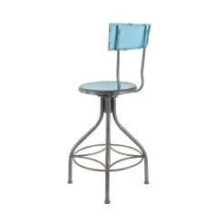 Best deal 🤩 41" Distressed Aqua & Gray Iron Vintage Bar Chair by Ivory and Iris ✔️ 10 Best deal 🤩 41" Distressed Aqua & Gray Iron Vintage Bar Chair by Ivory and Iris ✔️ -Cheap Ivory and Iris Store D305370S 3