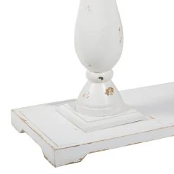 Best reviews of ✨ 4ft. White Farmhouse Wood Console Table by Ivory and Iris ⭐ -Cheap Ivory and Iris Store D305384S 3