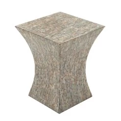 Best reviews of 🧨 19'' Mussel Shells and Wood Contemporary Accent Table by Ivory and Iris ⭐