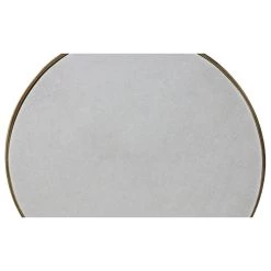 Outlet 😍 22'' Gold & Gray Marble Traditional Accent Table by Ivory and Iris 😀 -Cheap Ivory and Iris Store D305393S 3