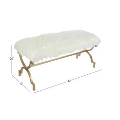 Cheap π White Fur & Metal Contemporary Bench by Ivory and Iris βοΈ 10 Cheap π White Fur & Metal Contemporary Bench by Ivory and Iris βοΈ -Cheap Ivory and Iris Store D305458S 7