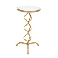 Wholesale 🔥 30" Gold Glam Metal Accent Table by Ivory and Iris 😍