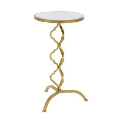 Wholesale 🔥 30" Gold Glam Metal Accent Table by Ivory and Iris 😍 -Cheap Ivory and Iris Store D305459S 3