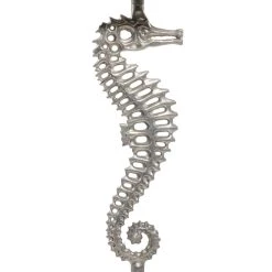 Wholesale 🌟 Silver Aluminum Coastal Accent Table by Ivory and Iris 🤩 -Cheap Ivory and Iris Store D305480S 6