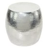Flash Sale 🎉 Silver Aluminum Contemporary Accent Table by Ivory and Iris 🧨