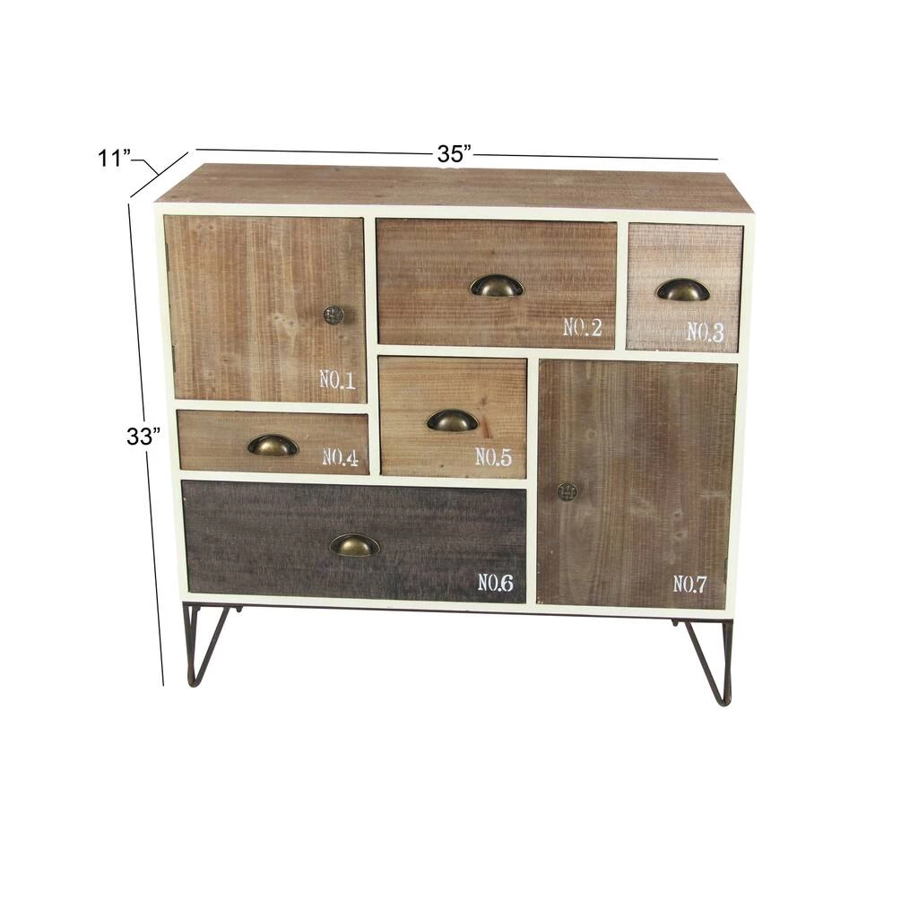 Best Sale π 36" Brown Wooden Modern Chest by Ivory and Iris π 5 Best Sale π 36" Brown Wooden Modern Chest by Ivory and Iris π - Image 5