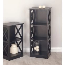 Best Sale β Black Wood Traditional Shelving Unit by Ivory and Iris π 21 Best Sale β Black Wood Traditional Shelving Unit by Ivory and Iris π -Cheap Ivory and Iris Store D317181S 11