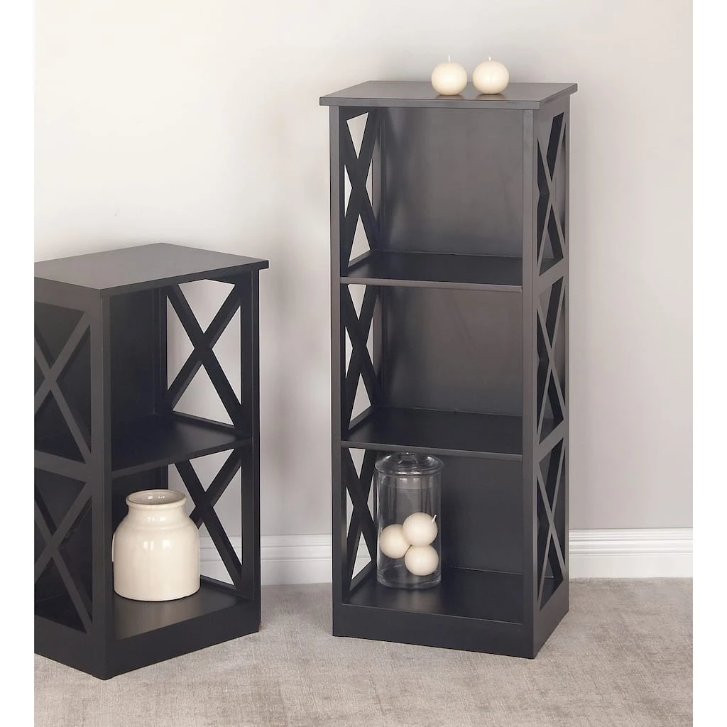 Best Sale β Black Wood Traditional Shelving Unit by Ivory and Iris π 11 Best Sale β Black Wood Traditional Shelving Unit by Ivory and Iris π - Image 11