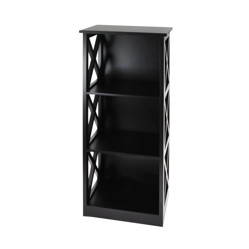 Best Sale β Black Wood Traditional Shelving Unit by Ivory and Iris π 2 Best Sale β Black Wood Traditional Shelving Unit by Ivory and Iris π - Image 2