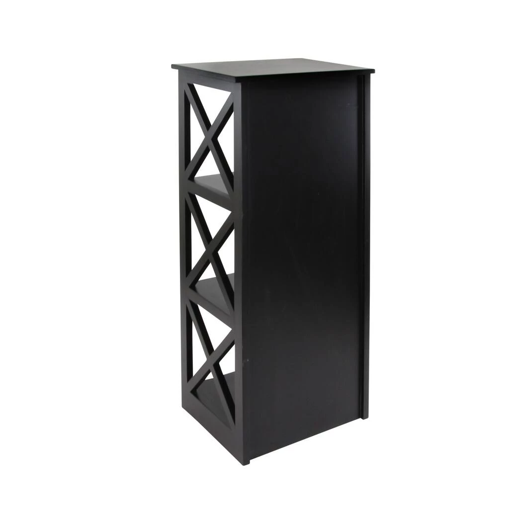 Best Sale β Black Wood Traditional Shelving Unit by Ivory and Iris π 5 Best Sale β Black Wood Traditional Shelving Unit by Ivory and Iris π - Image 5