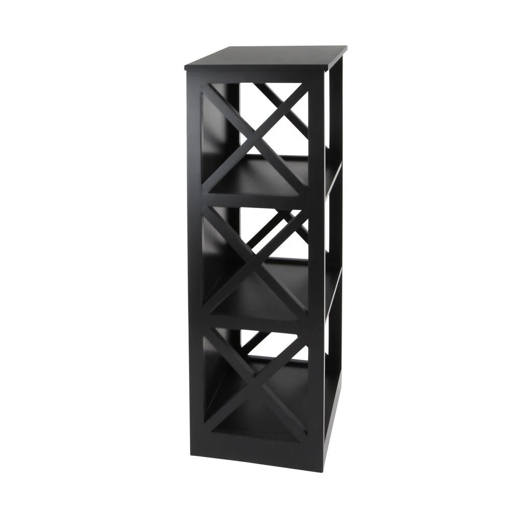 Best Sale β Black Wood Traditional Shelving Unit by Ivory and Iris π 7 Best Sale β Black Wood Traditional Shelving Unit by Ivory and Iris π - Image 7
