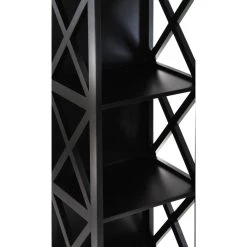 Best Sale β Black Wood Traditional Shelving Unit by Ivory and Iris π 18 Best Sale β Black Wood Traditional Shelving Unit by Ivory and Iris π -Cheap Ivory and Iris Store D317181S 8